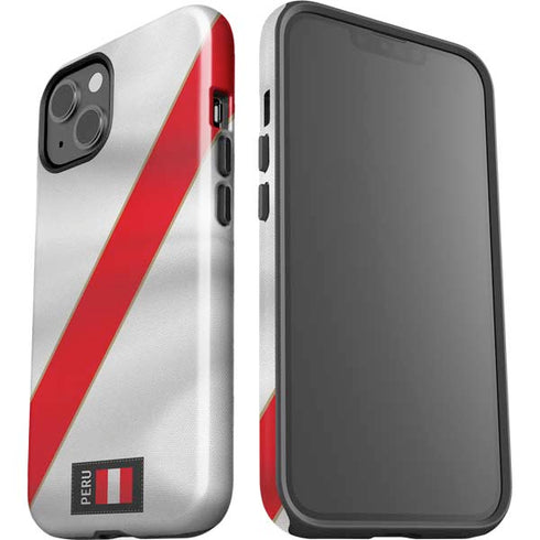 Peru Soccer Flag iPhone 14 Impact Case